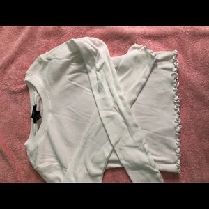 Forever 21 lettuce edge long sleeve